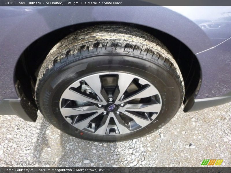 Twilight Blue Metallic / Slate Black 2016 Subaru Outback 2.5i Limited