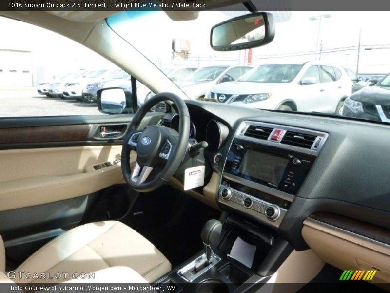 Twilight Blue Metallic / Slate Black 2016 Subaru Outback 2.5i Limited