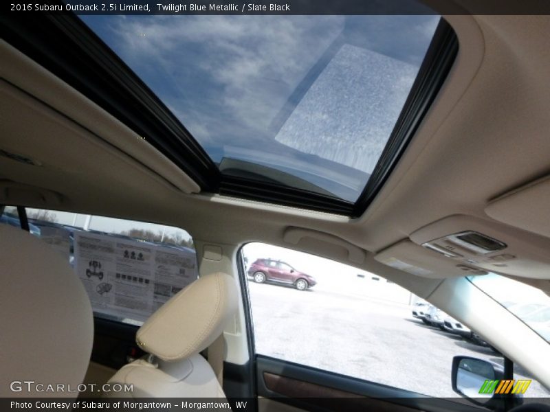 Twilight Blue Metallic / Slate Black 2016 Subaru Outback 2.5i Limited