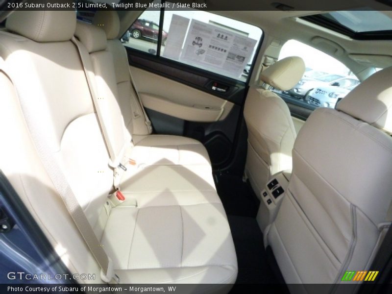 Twilight Blue Metallic / Slate Black 2016 Subaru Outback 2.5i Limited