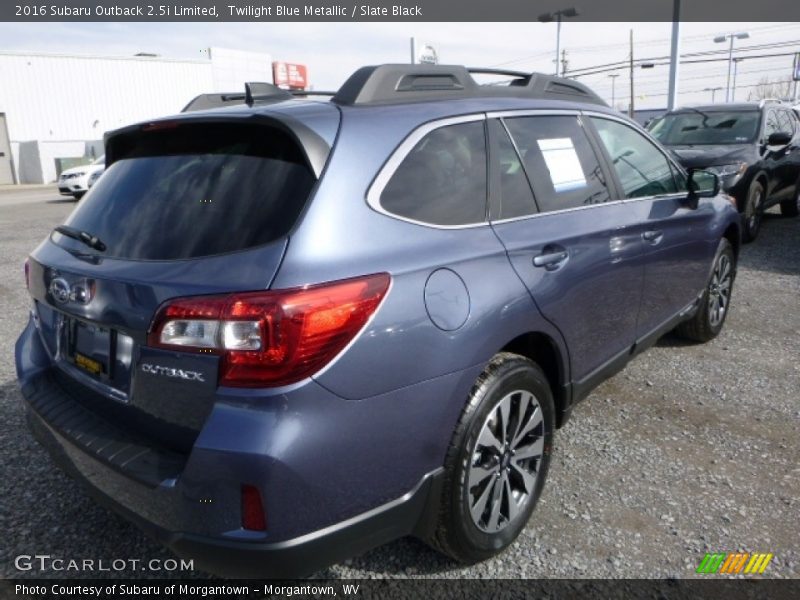 Twilight Blue Metallic / Slate Black 2016 Subaru Outback 2.5i Limited