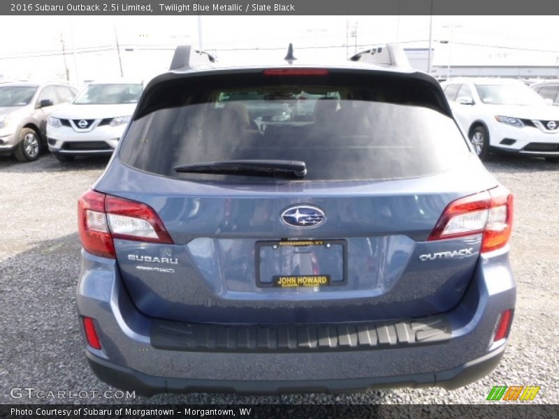 Twilight Blue Metallic / Slate Black 2016 Subaru Outback 2.5i Limited