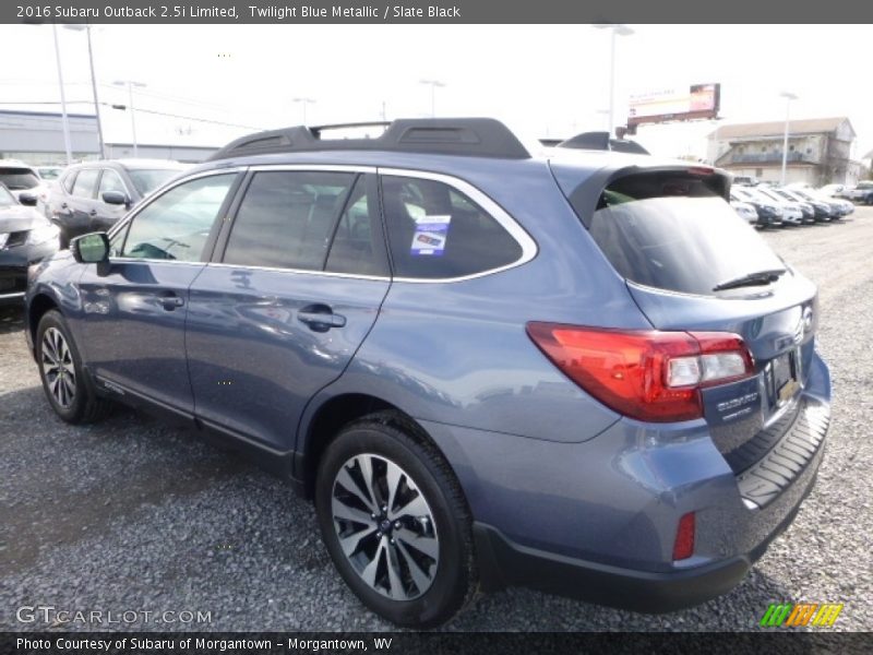 Twilight Blue Metallic / Slate Black 2016 Subaru Outback 2.5i Limited