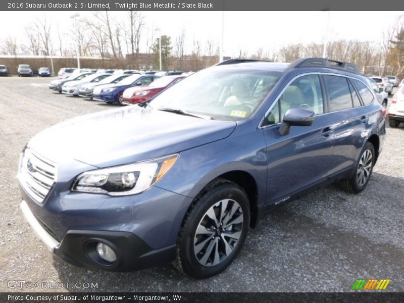 Twilight Blue Metallic / Slate Black 2016 Subaru Outback 2.5i Limited