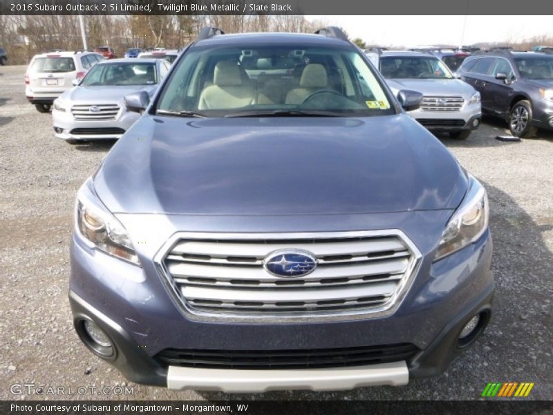 Twilight Blue Metallic / Slate Black 2016 Subaru Outback 2.5i Limited