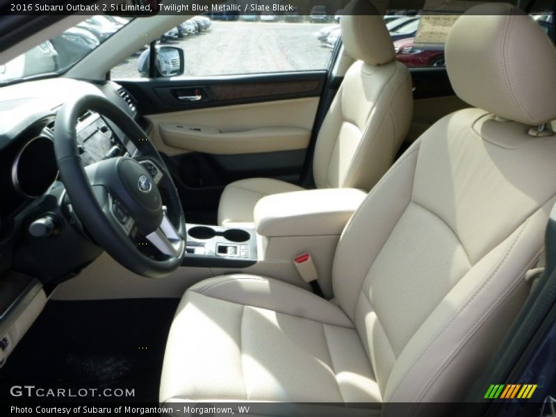 Twilight Blue Metallic / Slate Black 2016 Subaru Outback 2.5i Limited