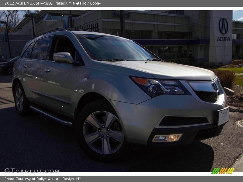 Palladium Metallic / Ebony 2012 Acura MDX SH-AWD