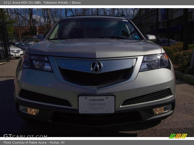 Palladium Metallic / Ebony 2012 Acura MDX SH-AWD