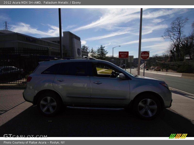 Palladium Metallic / Ebony 2012 Acura MDX SH-AWD