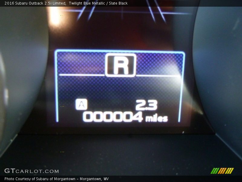 Twilight Blue Metallic / Slate Black 2016 Subaru Outback 2.5i Limited