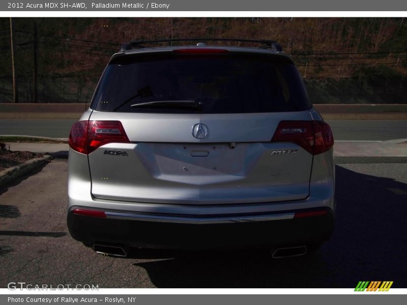 Palladium Metallic / Ebony 2012 Acura MDX SH-AWD