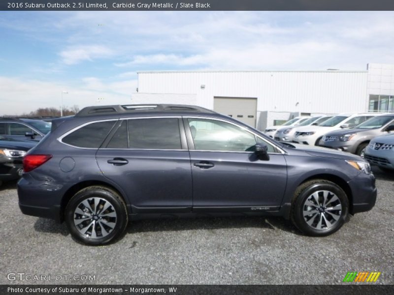 Carbide Gray Metallic / Slate Black 2016 Subaru Outback 2.5i Limited