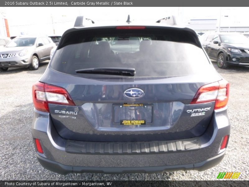 Carbide Gray Metallic / Slate Black 2016 Subaru Outback 2.5i Limited