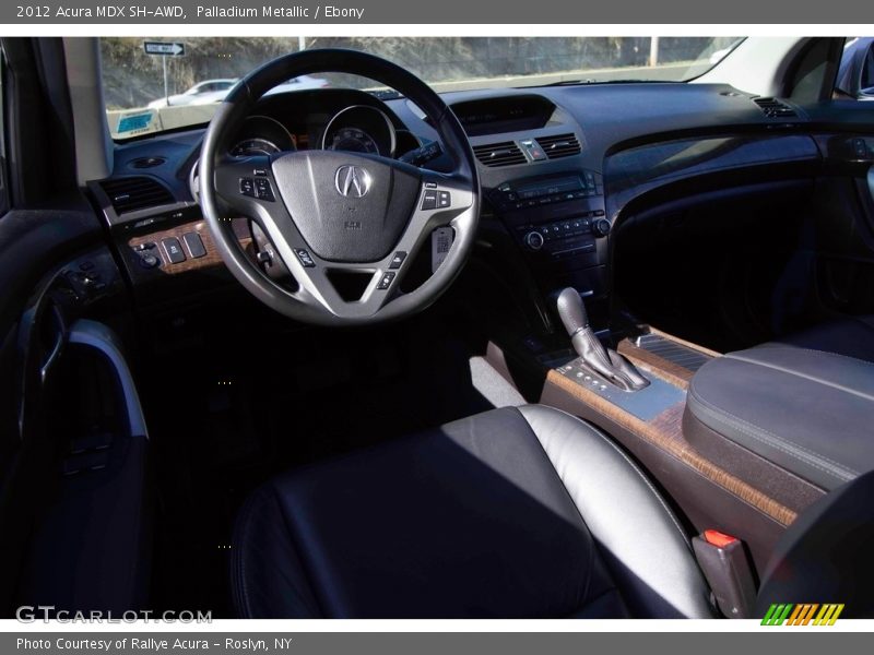 Palladium Metallic / Ebony 2012 Acura MDX SH-AWD