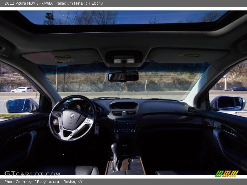 Palladium Metallic / Ebony 2012 Acura MDX SH-AWD