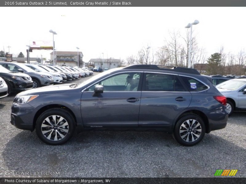 Carbide Gray Metallic / Slate Black 2016 Subaru Outback 2.5i Limited