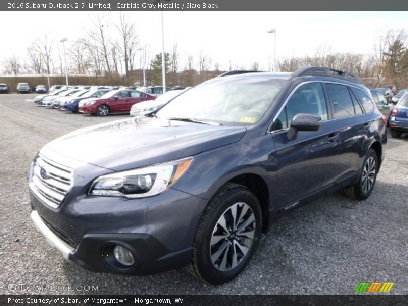 Carbide Gray Metallic / Slate Black 2016 Subaru Outback 2.5i Limited