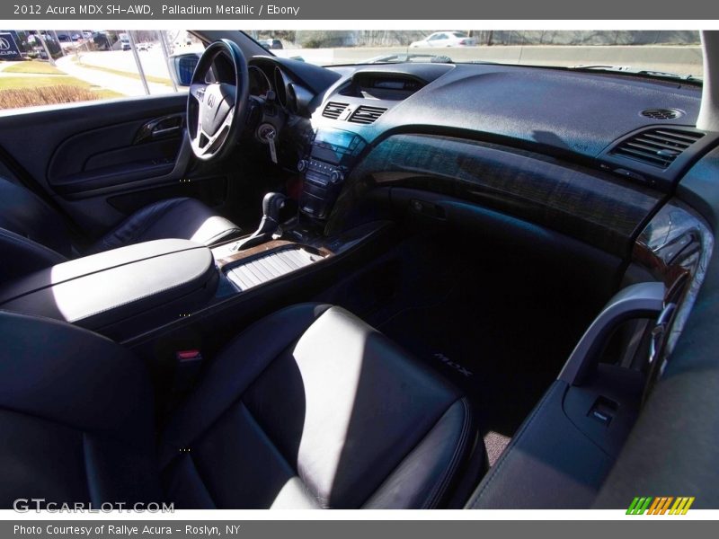 Palladium Metallic / Ebony 2012 Acura MDX SH-AWD