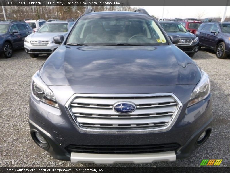 Carbide Gray Metallic / Slate Black 2016 Subaru Outback 2.5i Limited