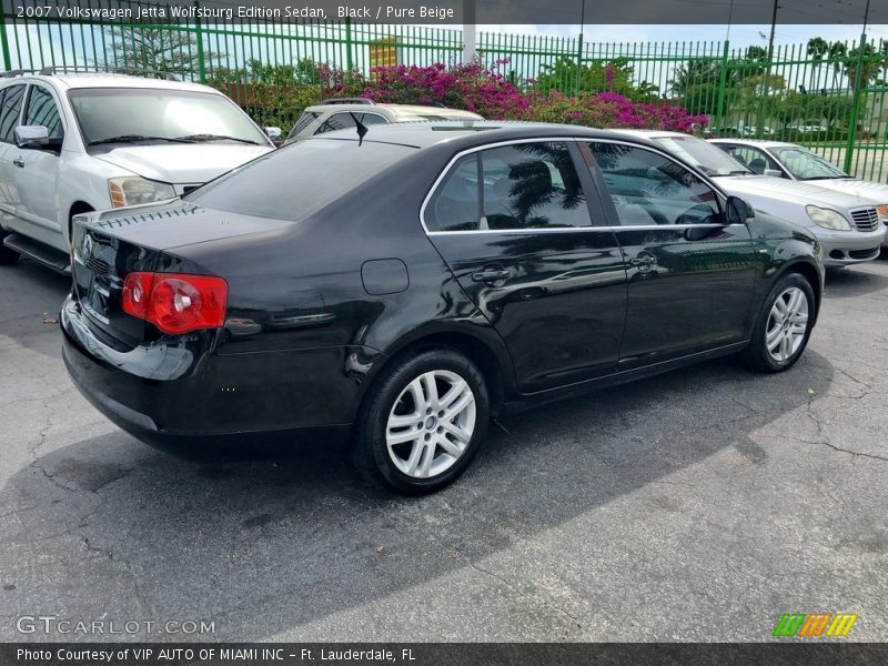Black / Pure Beige 2007 Volkswagen Jetta Wolfsburg Edition Sedan