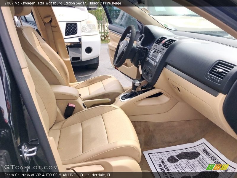 Black / Pure Beige 2007 Volkswagen Jetta Wolfsburg Edition Sedan
