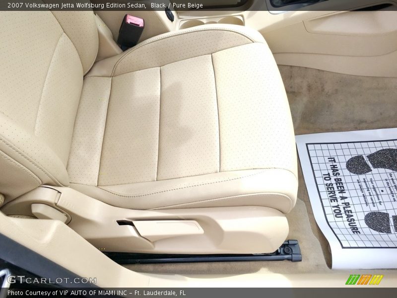 Black / Pure Beige 2007 Volkswagen Jetta Wolfsburg Edition Sedan