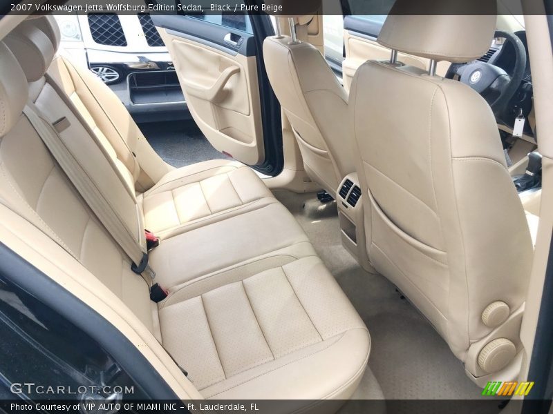 Black / Pure Beige 2007 Volkswagen Jetta Wolfsburg Edition Sedan
