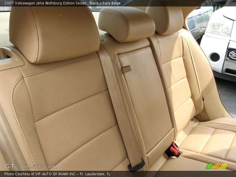 Black / Pure Beige 2007 Volkswagen Jetta Wolfsburg Edition Sedan