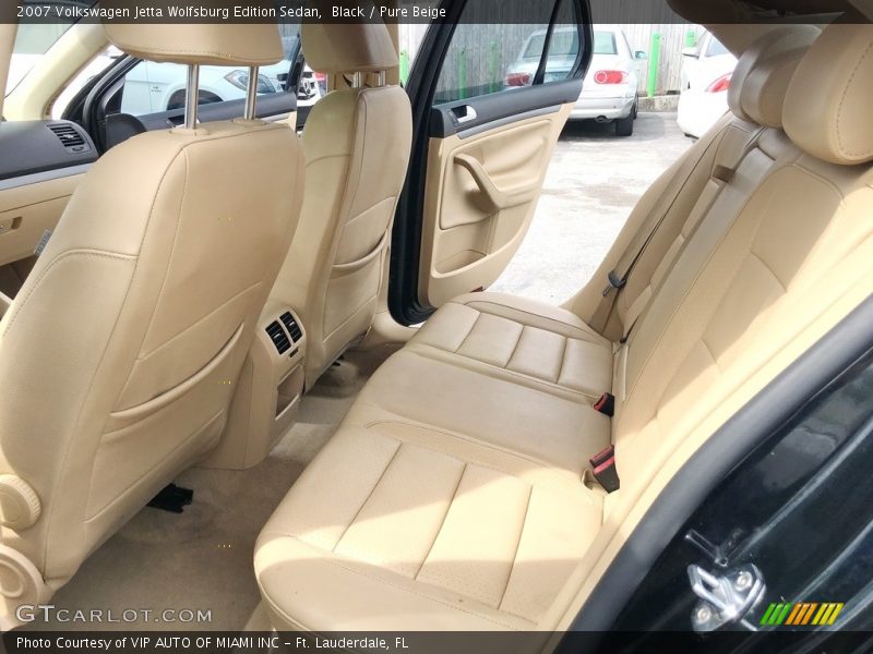 Black / Pure Beige 2007 Volkswagen Jetta Wolfsburg Edition Sedan