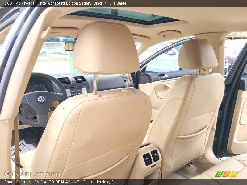 Black / Pure Beige 2007 Volkswagen Jetta Wolfsburg Edition Sedan
