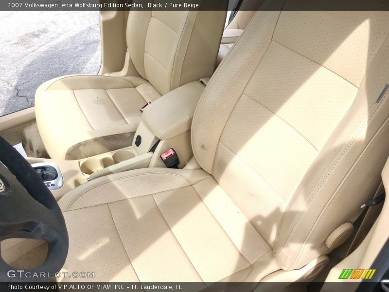 Black / Pure Beige 2007 Volkswagen Jetta Wolfsburg Edition Sedan