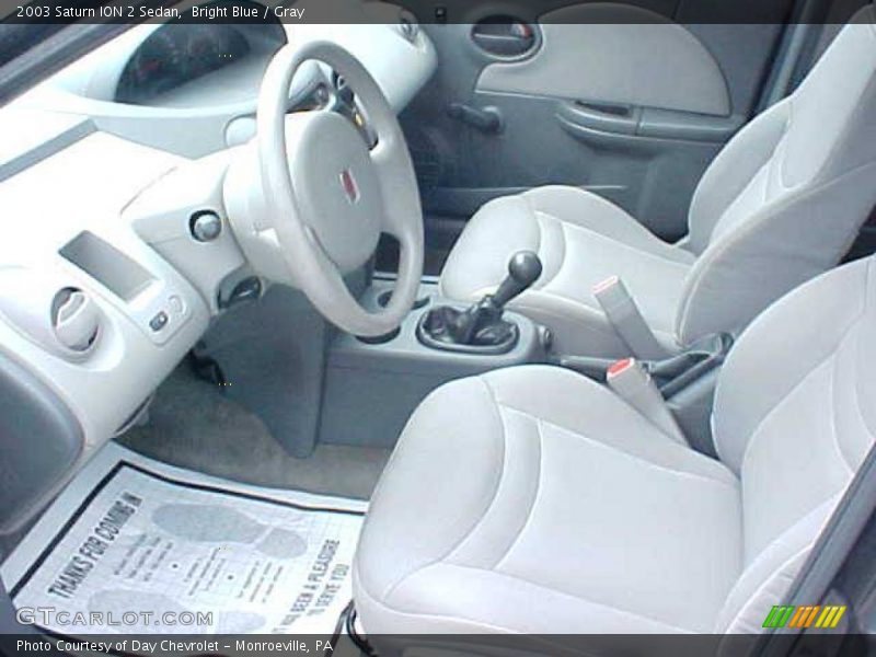 Bright Blue / Gray 2003 Saturn ION 2 Sedan