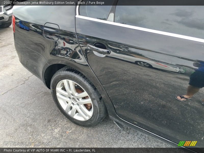 Black / Pure Beige 2007 Volkswagen Jetta Wolfsburg Edition Sedan