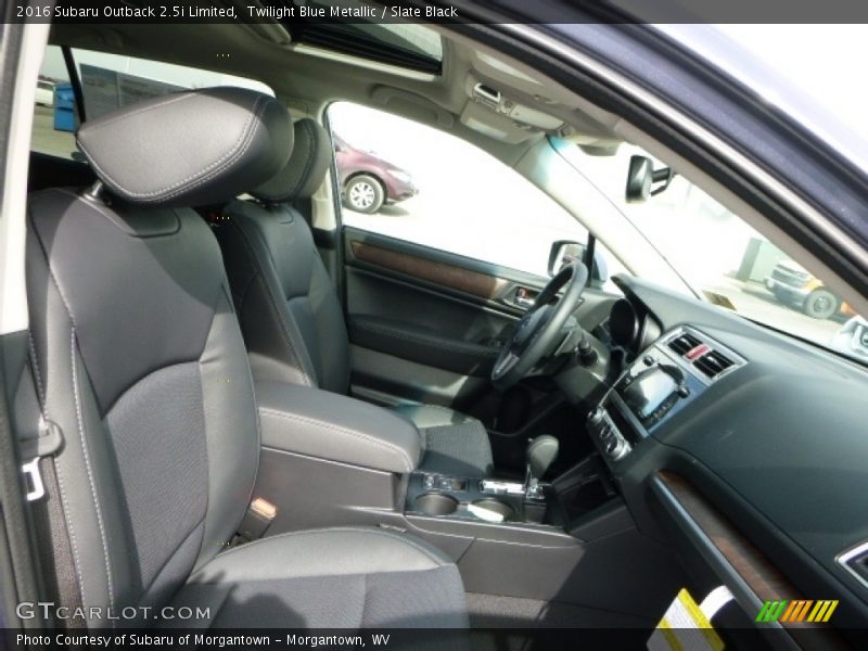 Twilight Blue Metallic / Slate Black 2016 Subaru Outback 2.5i Limited