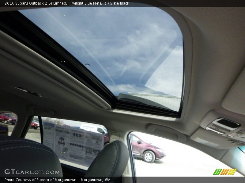 Twilight Blue Metallic / Slate Black 2016 Subaru Outback 2.5i Limited