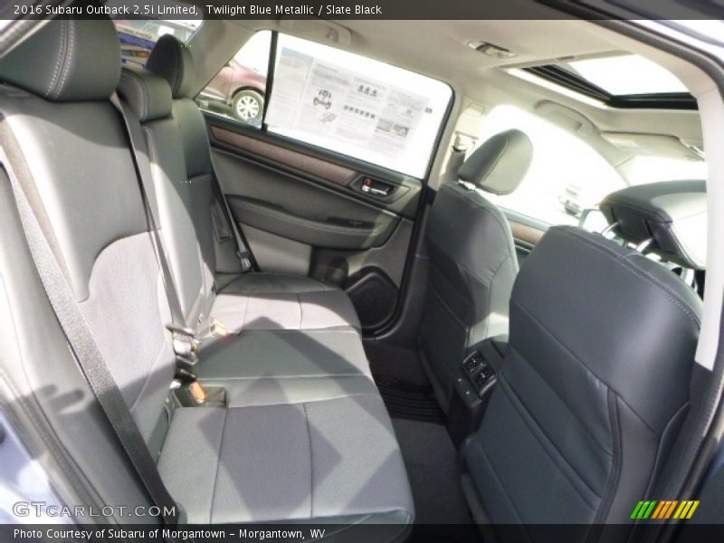 Twilight Blue Metallic / Slate Black 2016 Subaru Outback 2.5i Limited