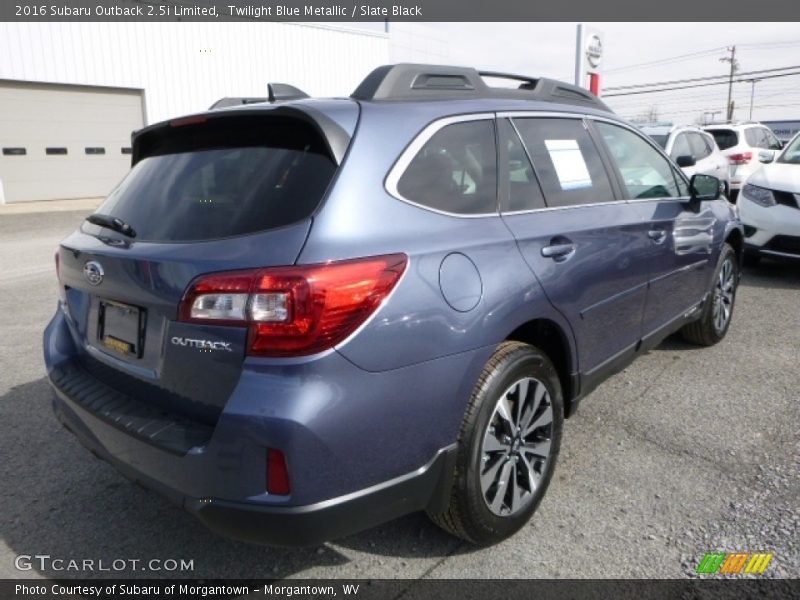 Twilight Blue Metallic / Slate Black 2016 Subaru Outback 2.5i Limited