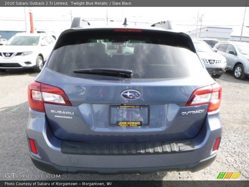 Twilight Blue Metallic / Slate Black 2016 Subaru Outback 2.5i Limited