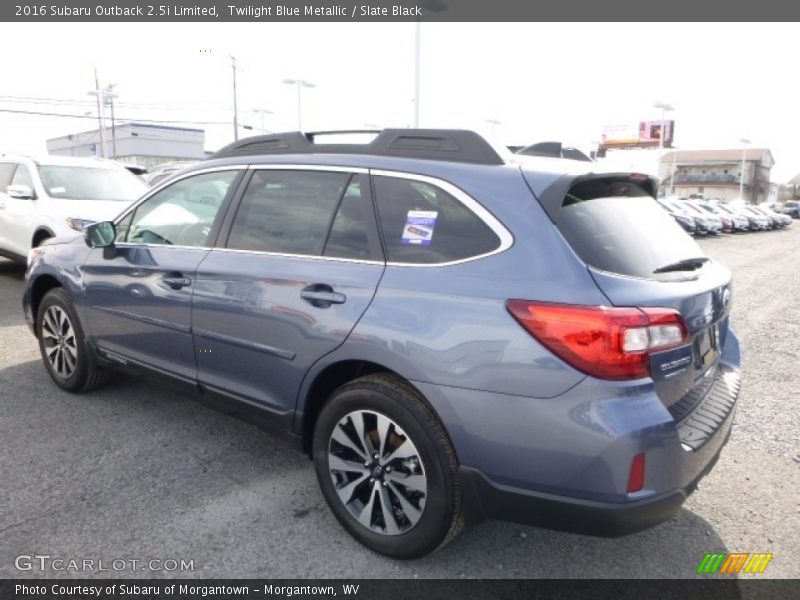 Twilight Blue Metallic / Slate Black 2016 Subaru Outback 2.5i Limited