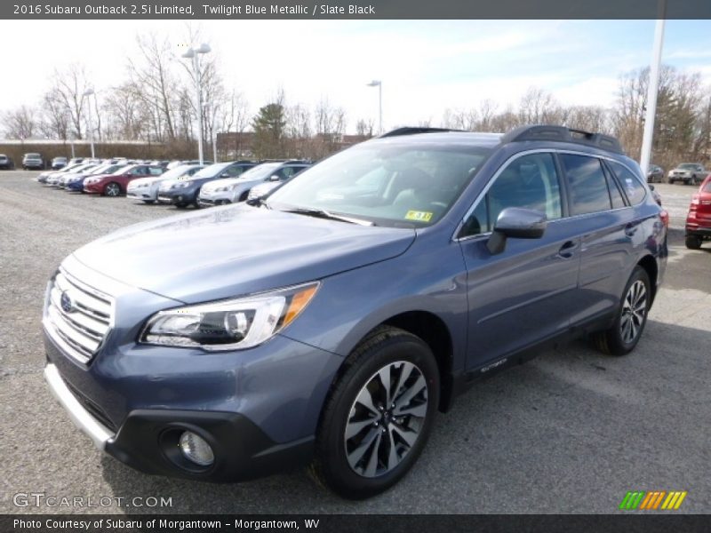 Twilight Blue Metallic / Slate Black 2016 Subaru Outback 2.5i Limited