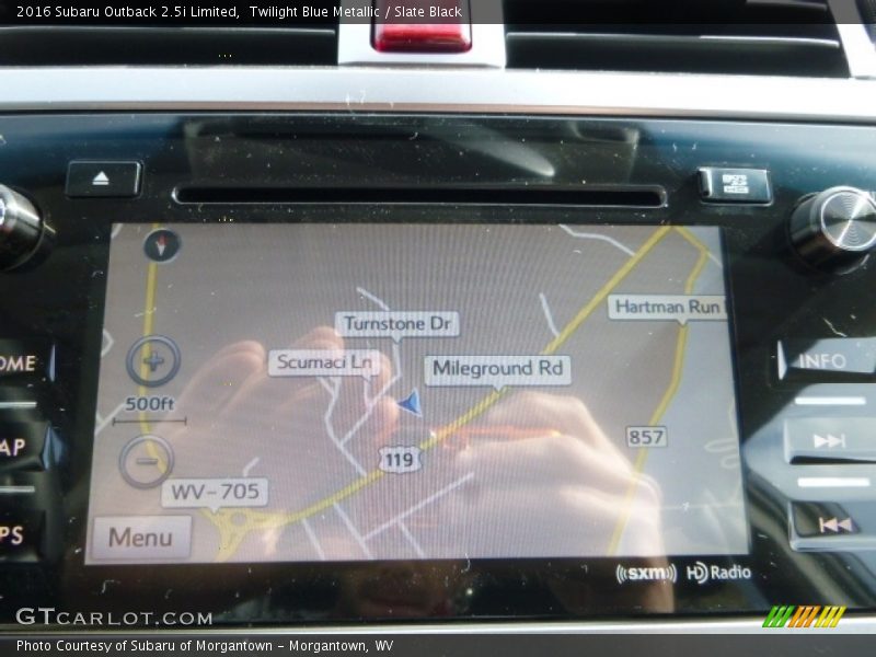Twilight Blue Metallic / Slate Black 2016 Subaru Outback 2.5i Limited