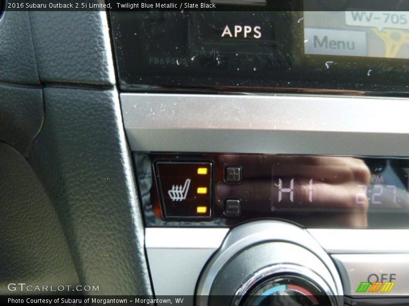 Twilight Blue Metallic / Slate Black 2016 Subaru Outback 2.5i Limited