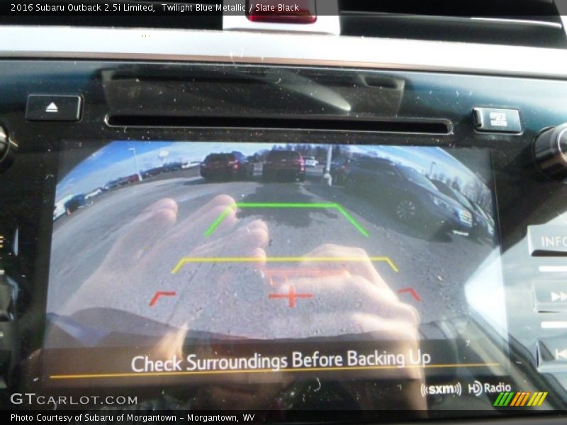 Twilight Blue Metallic / Slate Black 2016 Subaru Outback 2.5i Limited