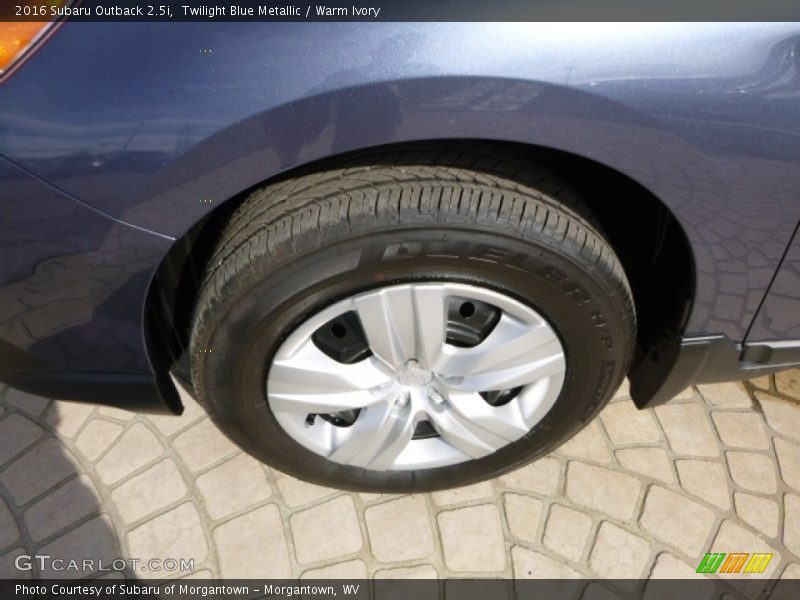 Twilight Blue Metallic / Warm Ivory 2016 Subaru Outback 2.5i