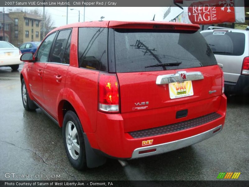 Chili Pepper Red / Gray 2007 Saturn VUE Green Line Hybrid