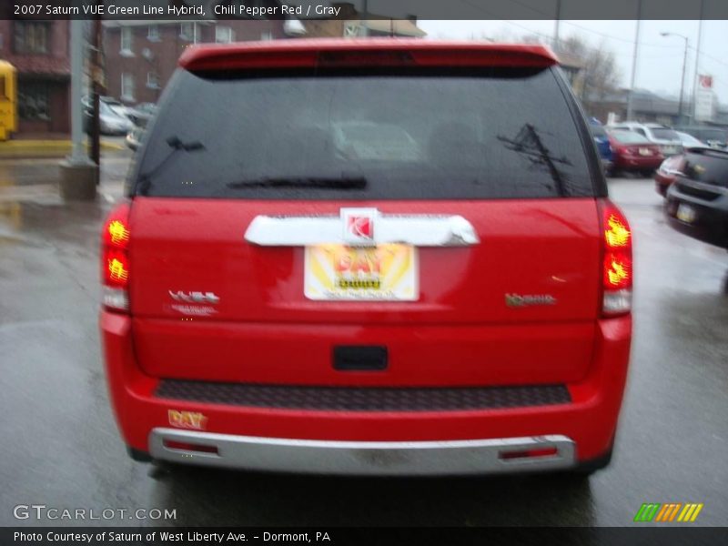 Chili Pepper Red / Gray 2007 Saturn VUE Green Line Hybrid