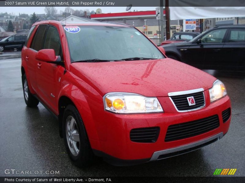 Chili Pepper Red / Gray 2007 Saturn VUE Green Line Hybrid