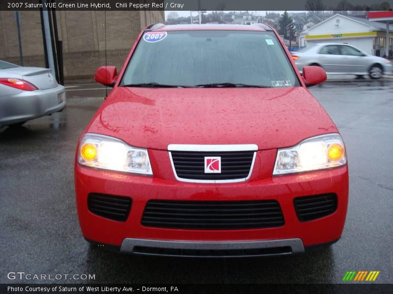Chili Pepper Red / Gray 2007 Saturn VUE Green Line Hybrid
