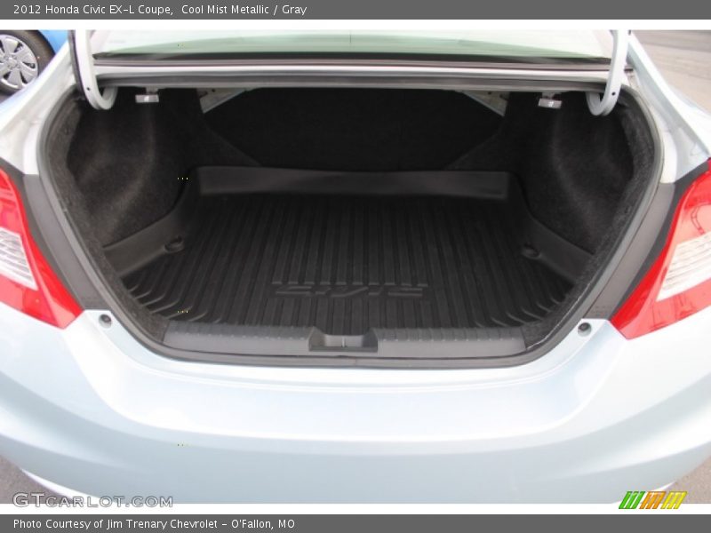 Cool Mist Metallic / Gray 2012 Honda Civic EX-L Coupe