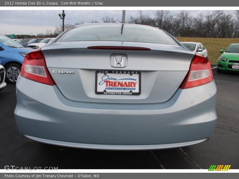 Cool Mist Metallic / Gray 2012 Honda Civic EX-L Coupe
